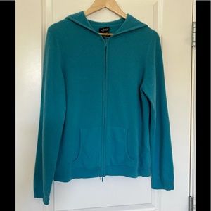 Lord & Taylor Cashmere Zip Sweater